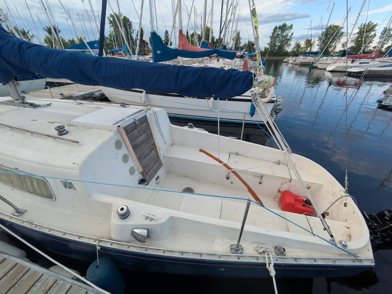 My Grampian 26 Slowpoke at the dock